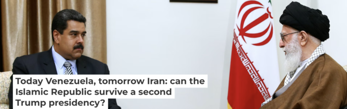 Better days: Venezuelan President Nicolas Maduro, left, met the supreme leader of Iran, Ali Khamenei, in Tehran on Oct. 22, 2016. Pool/Supreme Leader Press Office/Anadolu Agency/Getty Images